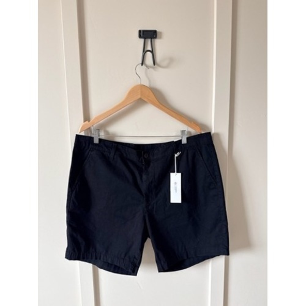AG Adriano Goldschmied Mens Cipher Slim Short Black Mid Rise Size 38 NWT
